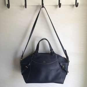 Ralph Lauren Lauren blue leather handbag
